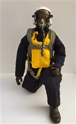 RC Pilot Figure, Korean Era Jet Pilot, 1/7th Scale, 1/8th Scale