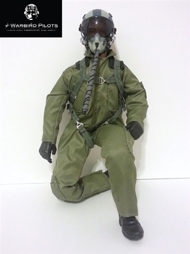 RC Pilot Figure, Modern Jet Pilot, 1/4.5 Scale, 1/4th Scale