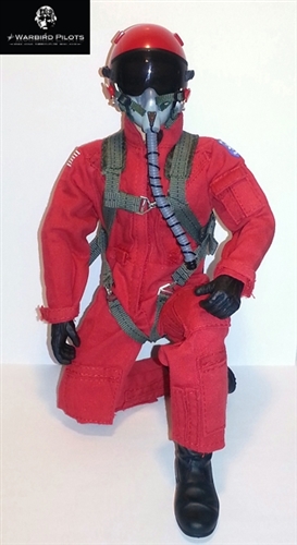 1/5~1/6 Modern Jet RC Pilot Figure (Red)