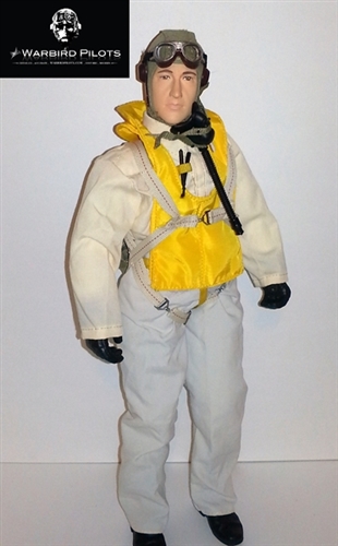 RC Pilot Figure, WWII American Pacific Pilot, 15 Inches Tall